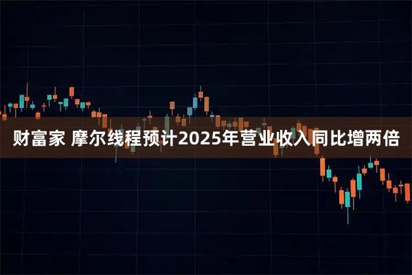 财富家 摩尔线程预计2025年营业收入同比增两倍
